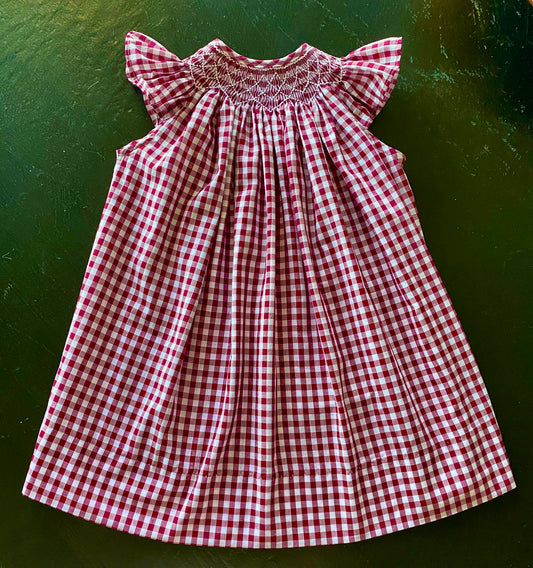 Aggies Gingham Dress for Girls